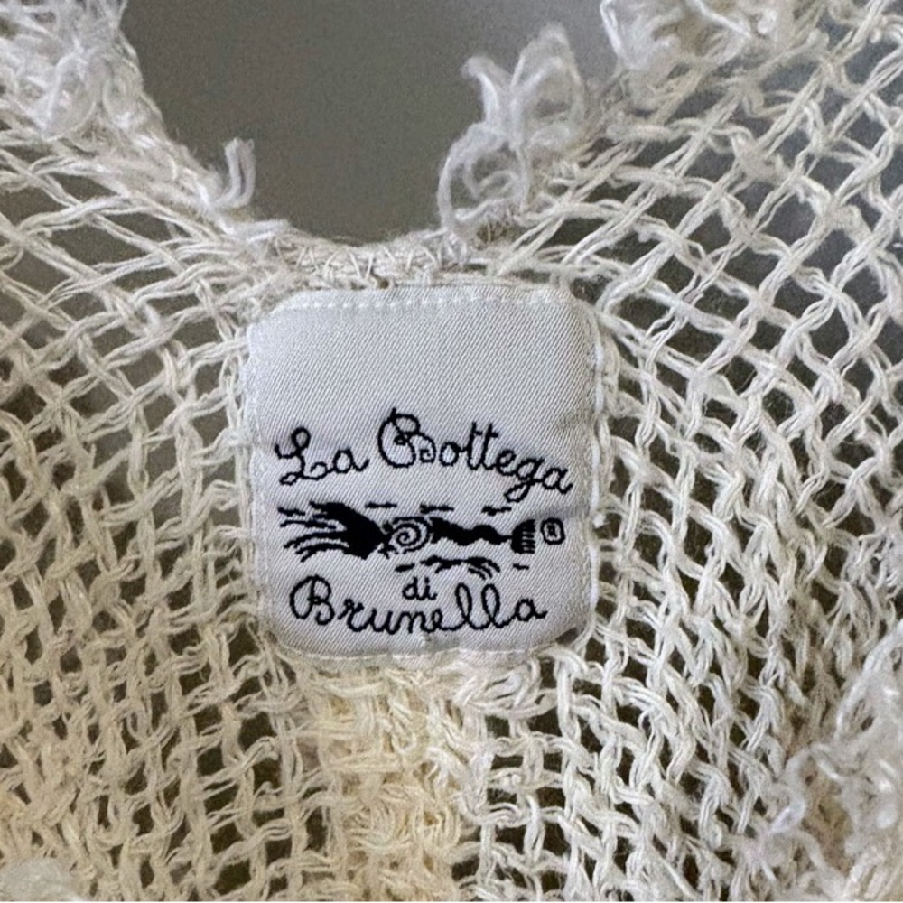La Bottega di Brunella Ivory Crochet Tank - Picture 4 of 7